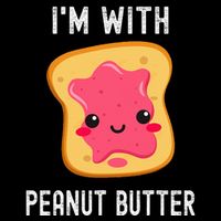 Funny Peanut Butter Jelly Matching Couples Flat Bill Trucker Hat