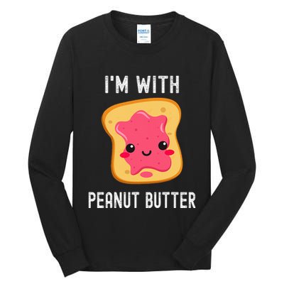 Funny Peanut Butter Jelly Matching Couples Tall Long Sleeve T-Shirt