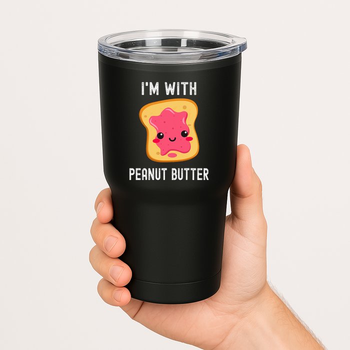 Funny Peanut Butter Jelly Matching Couples Tumbler