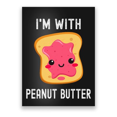 Funny Peanut Butter Jelly Matching Couples Poster
