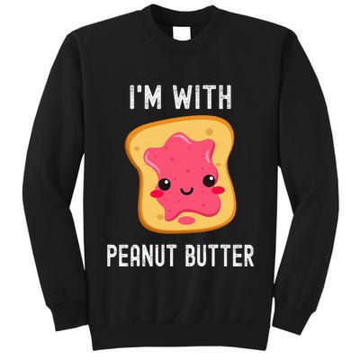 Funny Peanut Butter Jelly Matching Couples Tall Sweatshirt