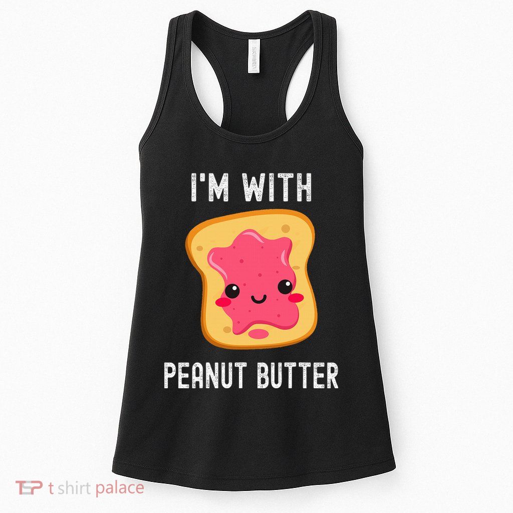 Funny Peanut Butter Jelly Matching Couples Womens Tank Top