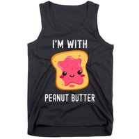 Funny Peanut Butter Jelly Matching Couples Tank Top
