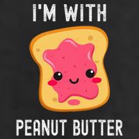 Funny Peanut Butter Jelly Matching Couples Golf Towel