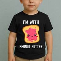 Funny Peanut Butter Jelly Matching Couples Toddler T-Shirt