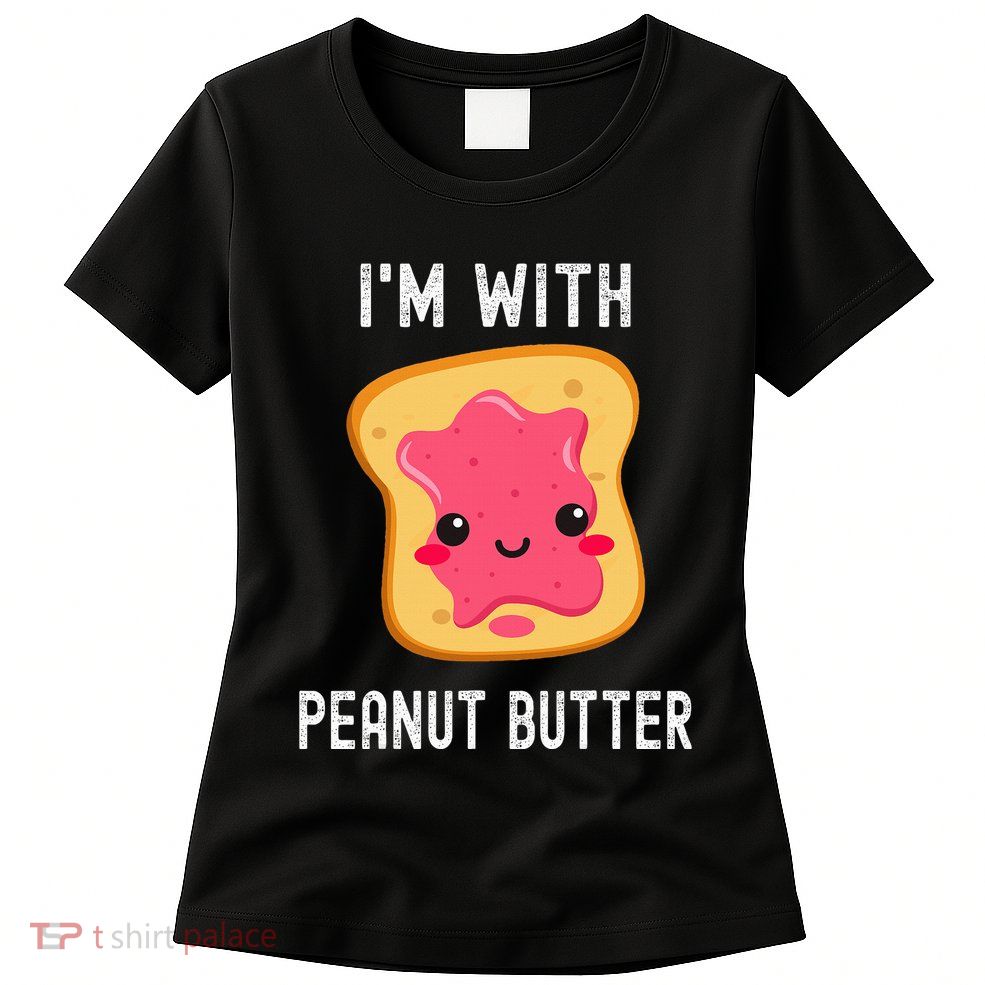Funny Peanut Butter Jelly Matching Couples Womens T-Shirt