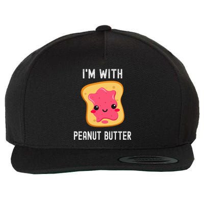 Funny Peanut Butter Jelly Matching Couples Wool Snapback Cap