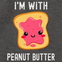 Funny Peanut Butter Jelly Matching Couples Vector Backpack