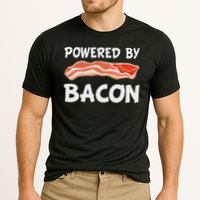 Funny Powered By Bacon Bacon Lovers Gift Performance Shirt