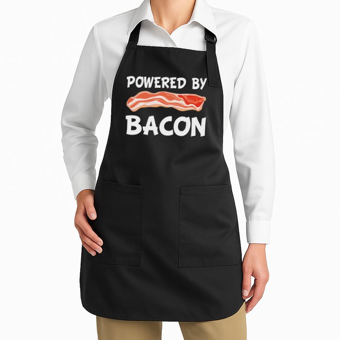 Funny Powered By Bacon Bacon Lovers Gift Apron