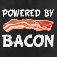 Funny Powered By Bacon Bacon Lovers Gift Tumbler