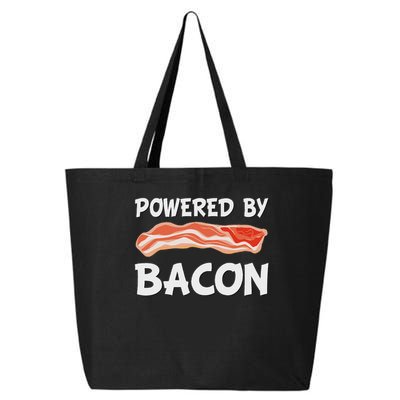 Funny Powered By Bacon Bacon Lovers Gift 25L Jumbo Tote