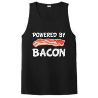 Funny Powered By Bacon Bacon Lovers Gift PosiCharge Competitor Tank