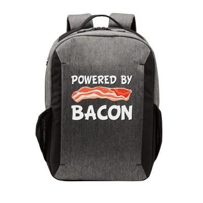 Funny Powered By Bacon Bacon Lovers Gift Vector Backpack