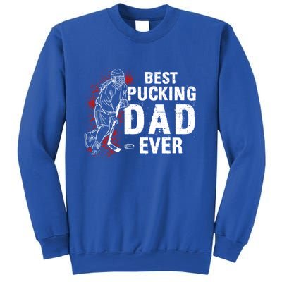 Funny Pun Best Pucking Dad Meaningful Gift Sweatshirt