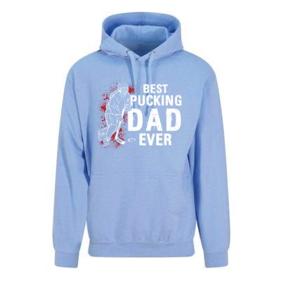 Funny Pun Best Pucking Dad Meaningful Gift Unisex Surf Hoodie