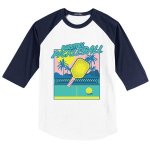 Fore Play Barstool Pickleball Pocket Baseball Sleeve Shirt