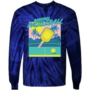 Fore Play Barstool Pickleball Pocket Tie-Dye Long Sleeve Shirt