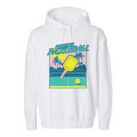 Fore Play Barstool Pickleball Pocket Garment-Dyed Fleece Hoodie