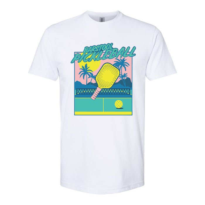 Fore Play Barstool Pickleball Pocket Softstyle CVC T-Shirt