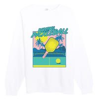 Fore Play Barstool Pickleball Pocket Premium Crewneck Sweatshirt