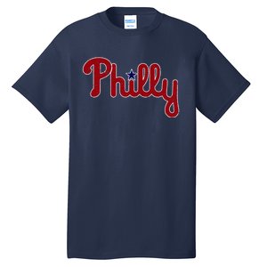 Funny Philadelphia Baseball Philly PA Retro 1 Tall T-Shirt