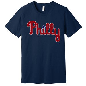 Funny Philadelphia Baseball Philly PA Retro 1 Premium T-Shirt