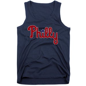 Funny Philadelphia Baseball Philly PA Retro 1 Tank Top