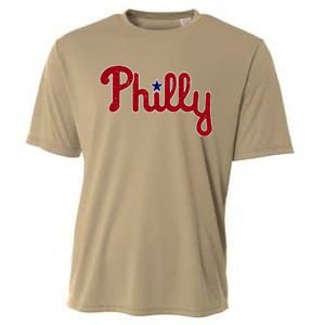 Funny Philadelphia Baseball Philly PA Retro 1 Cooling Performance Crew T-Shirt