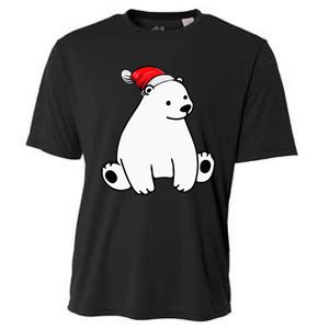 Festive Polar Bear Pajama Set for Christmas Cooling Performance Crew T-Shirt