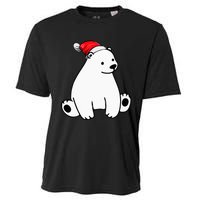 Festive Polar Bear Pajama Set for Christmas Cooling Performance Crew T-Shirt