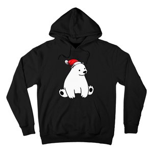 Festive Polar Bear Pajama Set for Christmas Hoodie