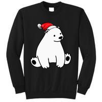 Festive Polar Bear Pajama Set for Christmas Sweatshirt