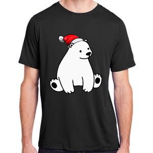 Festive Polar Bear Pajama Set for Christmas Adult ChromaSoft Performance T-Shirt