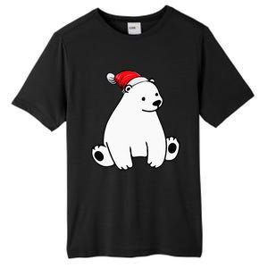 Festive Polar Bear Pajama Set for Christmas Tall Fusion ChromaSoft Performance T-Shirt