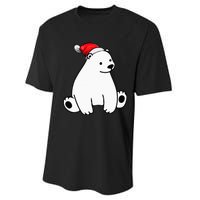 Festive Polar Bear Pajama Set for Christmas Performance Sprint T-Shirt