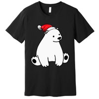 Festive Polar Bear Pajama Set for Christmas Premium T-Shirt