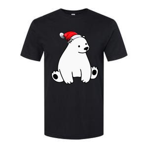 Festive Polar Bear Pajama Set for Christmas Softstyle CVC T-Shirt