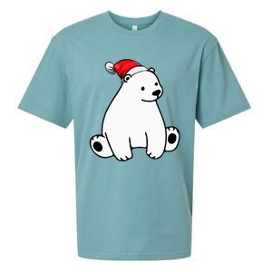 Festive Polar Bear Pajama Set for Christmas Sueded Cloud Jersey T-Shirt