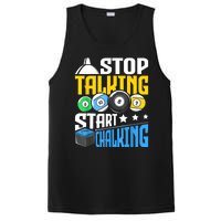 Funny Pool Billiard Player Stop Talking Start Chalking Gift PosiCharge Competitor Tank