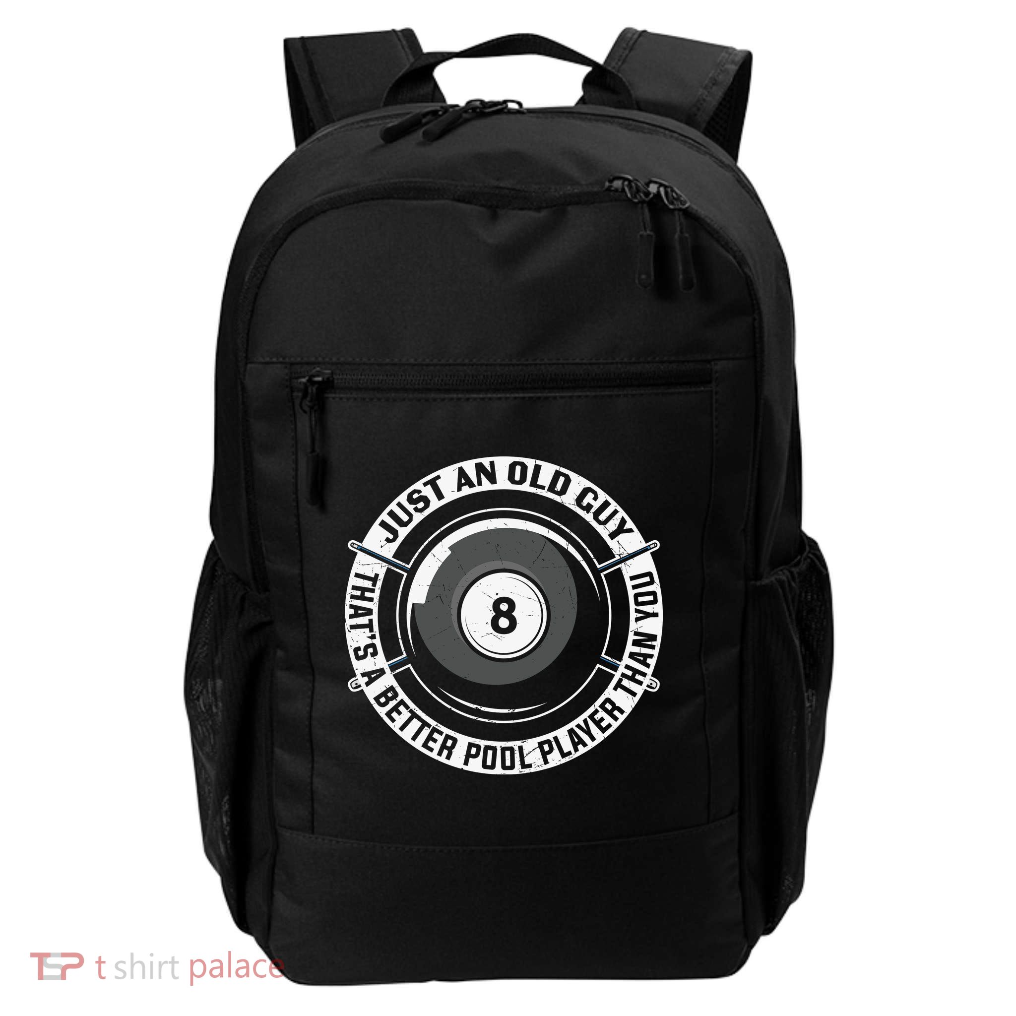Funny Pool Billiards Gift Daily Commute Backpack