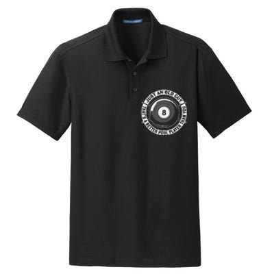 Funny Pool Billiards Gift Dry Zone Grid Polo