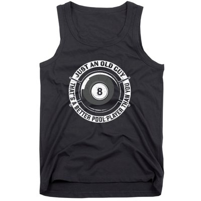 Funny Pool Billiards Gift Tank Top