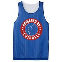 Funny Powered By Chipotle Design Chili Pepper Gift Mesh Reversible Basketball Jersey Tank