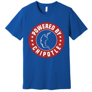 Funny Powered By Chipotle Design Chili Pepper Gift Premium T-Shirt