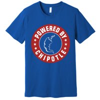 Funny Powered By Chipotle Design Chili Pepper Gift Premium T-Shirt