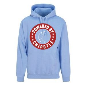 Funny Powered By Chipotle Design Chili Pepper Gift Unisex Surf Hoodie