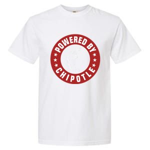 Funny Powered By Chipotle Design Chili Pepper Gift Garment-Dyed Heavyweight T-Shirt