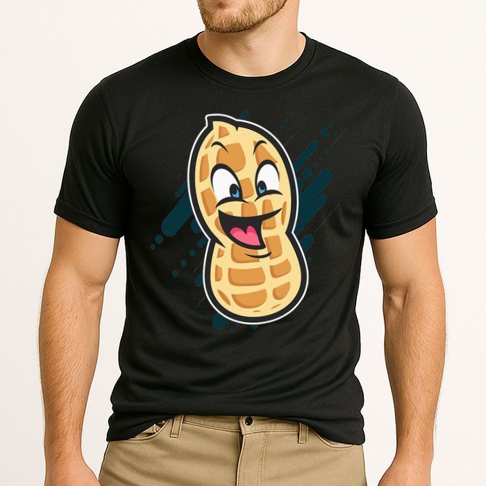 Funny Peanut Butt Gag Peanut Butter Food Cooling Performance Crew T-Shirt