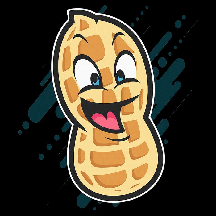 Funny Peanut Butt Gag Peanut Butter Food Cooling Performance Crew T-Shirt